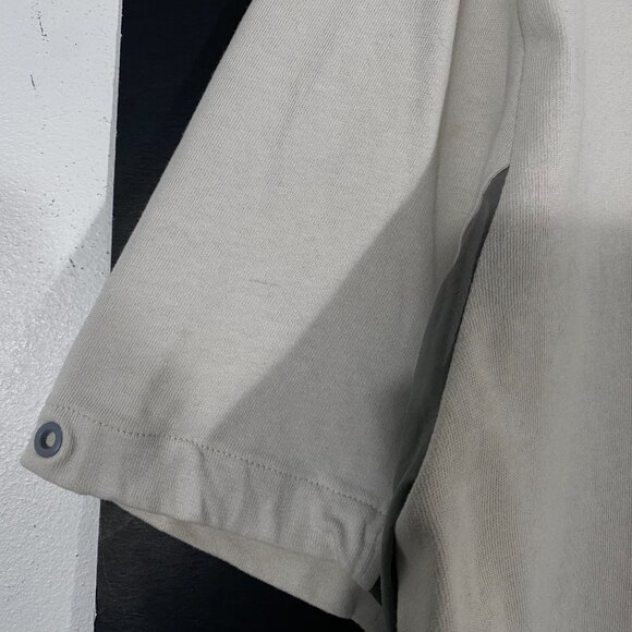 C2H4 Short Sleeve Pocket Paneled Cargo T-shirt white / gray men's size Large - Picture 4 of 9